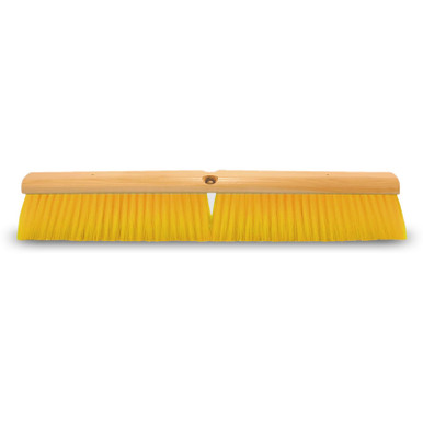 16-1/2 Polyester Bristle Vikan 31746 Coarse/Fine Sweep Floor Broom Head Polypropylene Block Yellow 