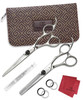 Olivia Garden Silkcut XL 7" Barber Shear And Thinner Set (SK-C02XL) 