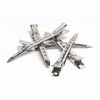 Diane Duck Bill Clips 3 1/2" Silver 12Pack