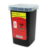Black Ice Biohazard Sharp Container Black