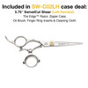 Olivia Garden SwivelCut 6.5" Shears+ The Edge Razor Lefty Set   