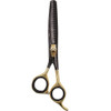 Black Ice Stylish Off Set Grip Black & Gold Texturizer 30 Teeth