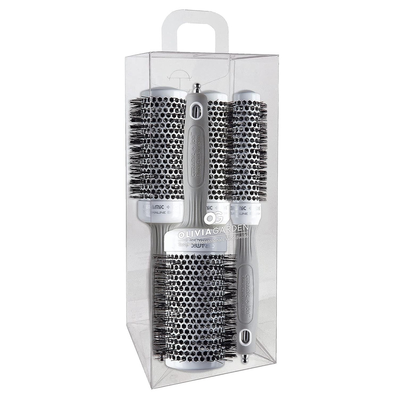Olivia Garden Ceramic + Ion Speed XL Thermal Brush 4 Pcs Box Deal