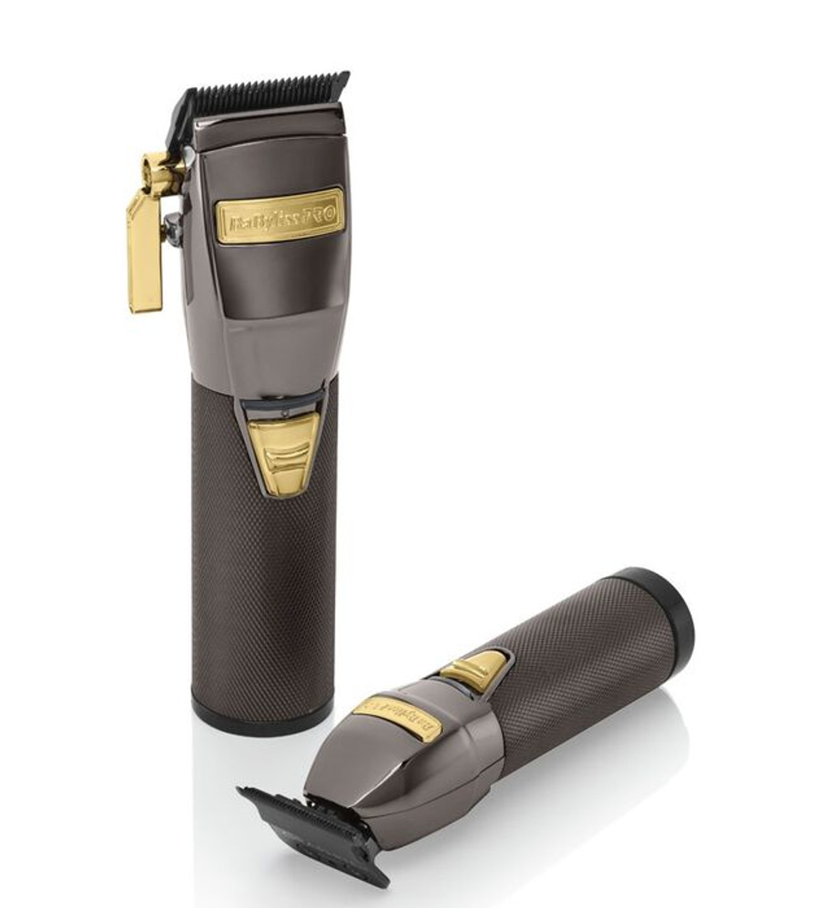 BaBylissPRO Metal FX Series Gold Clipper and Trimmer Set - Barber