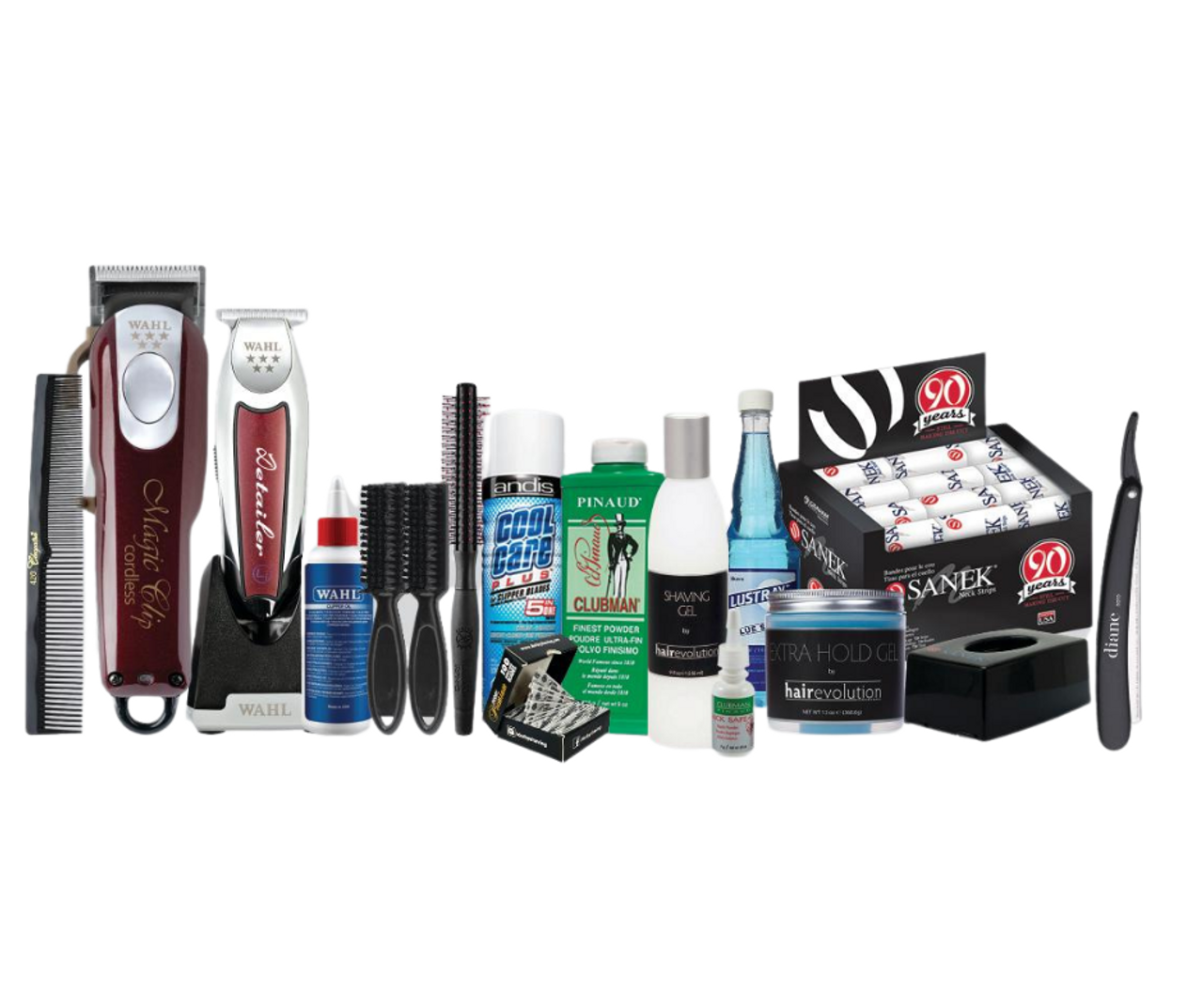 Wahl Cordless Magic Clipper and Cordless Detailer Li Trimmer Combo - Barber  Salon Supply