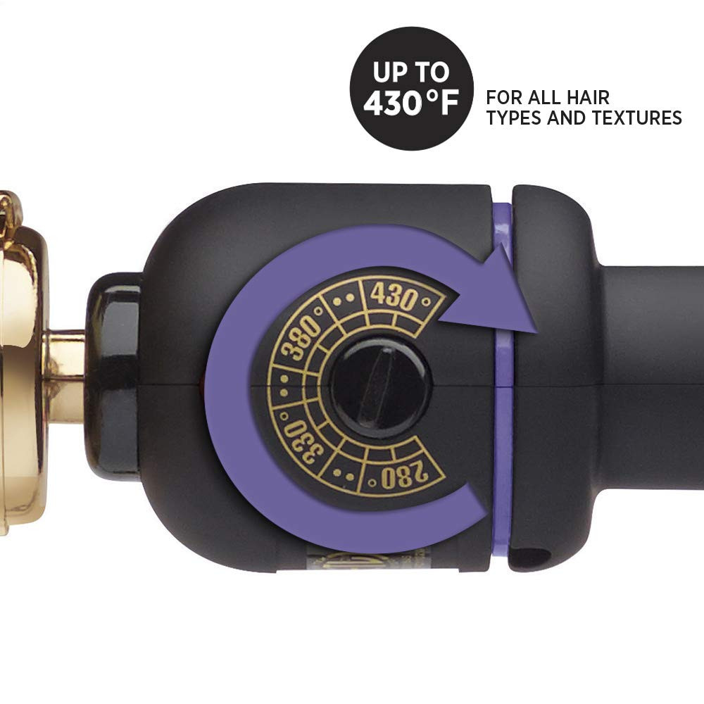 hot tools professional curling iron purple