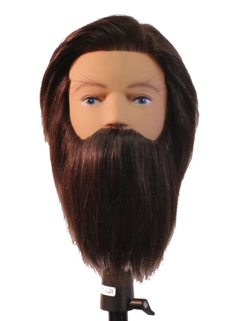 Hairart Liam 100% European Hair Mannequin w/ Mustache & Beard