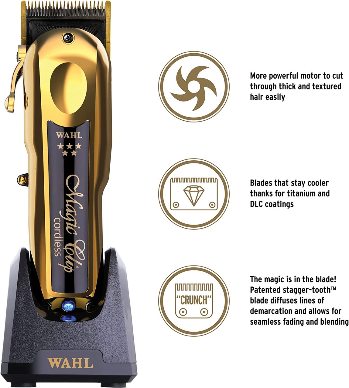 Wahl Professional 5 Star Cordless Gold Magic Clipper 8148-700 - My