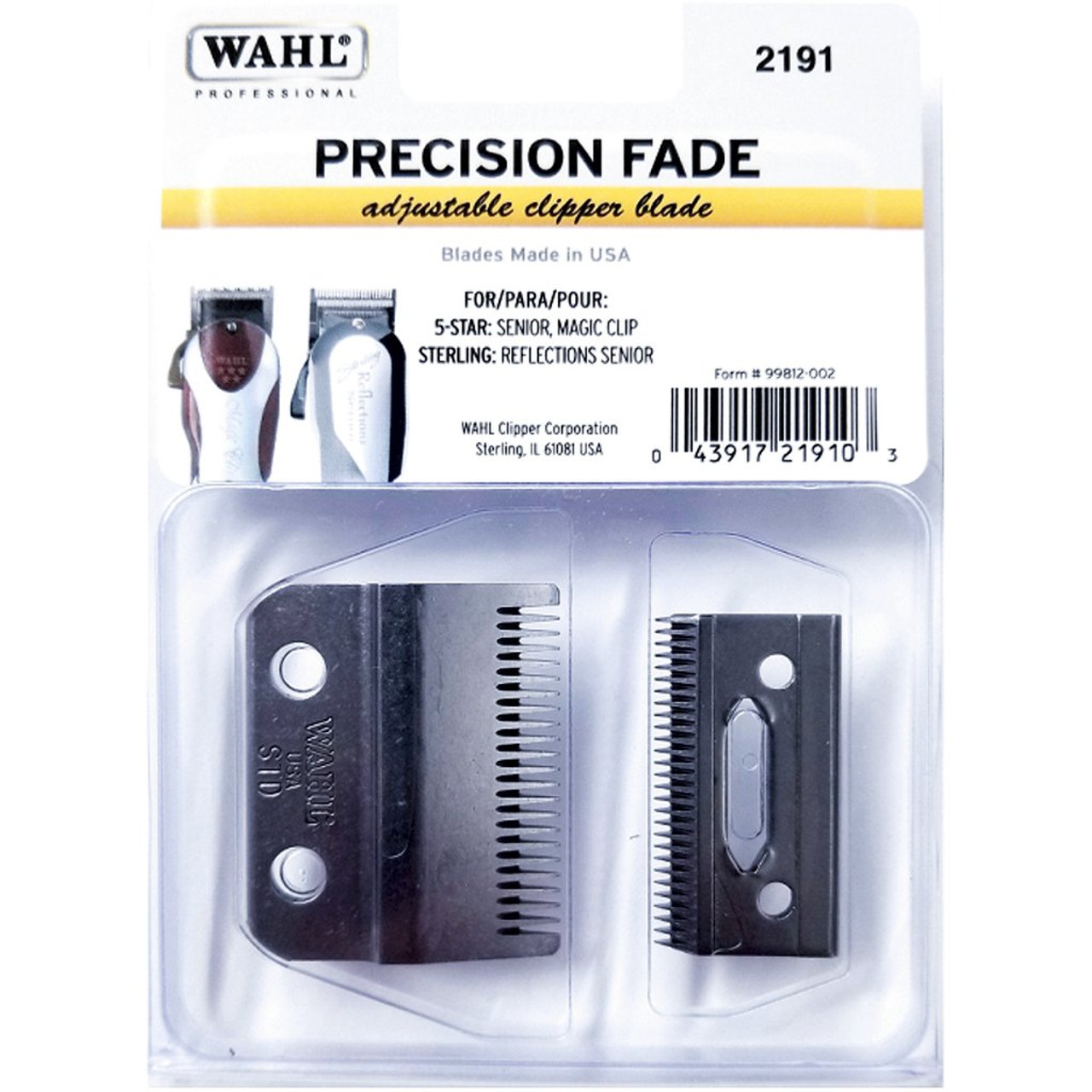 wahl 2 hole clipper blade