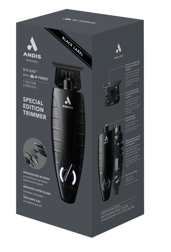 Andis GTX-EXO M-Force Cordless Trimmer Black Label Edition - My