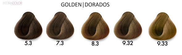 Hidracolor Creme Hair Color Golden Series . HIDRA COLORES DRADOS