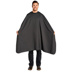Scalpmaster Pinstripe Barber Cape, 4096, capes, button capes, 