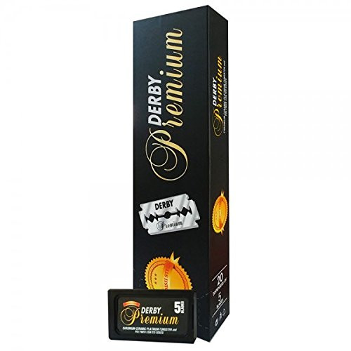 Derby Premium Double Edge Razor Blades 100pk (DERBY-PREM100)