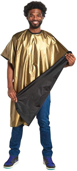  Scalpmaster 24K Gold Barber Cape