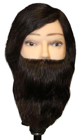 HairArt Mannequin "Abe" 100% Human Hair