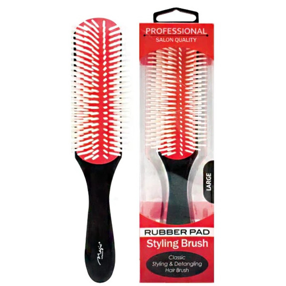 Magic Rubber Pad Classic Styling & Detangling Hair Brush - Large