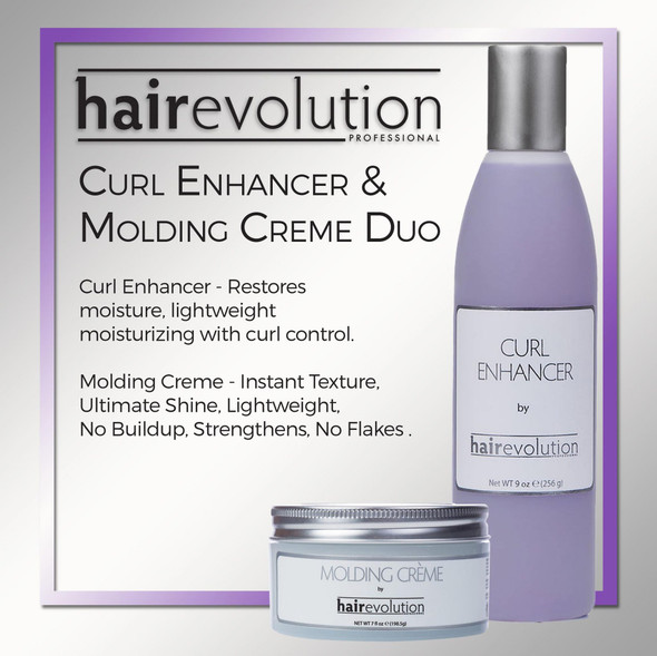 Hair Evolution Molding Creme and Curl Enhancer Duo 