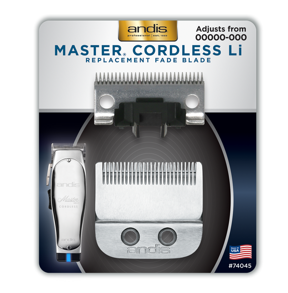 Andis Master Cordless Li Carbon Steel Replacement Fade Blade

