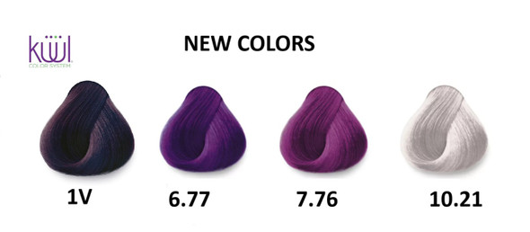 Kuul Creme Hair Color 3.4oz -New Shades 