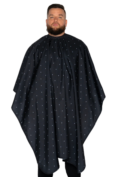 Barber Strong The Barber Cape Barber Shield - Black ( BSC06-BLK)