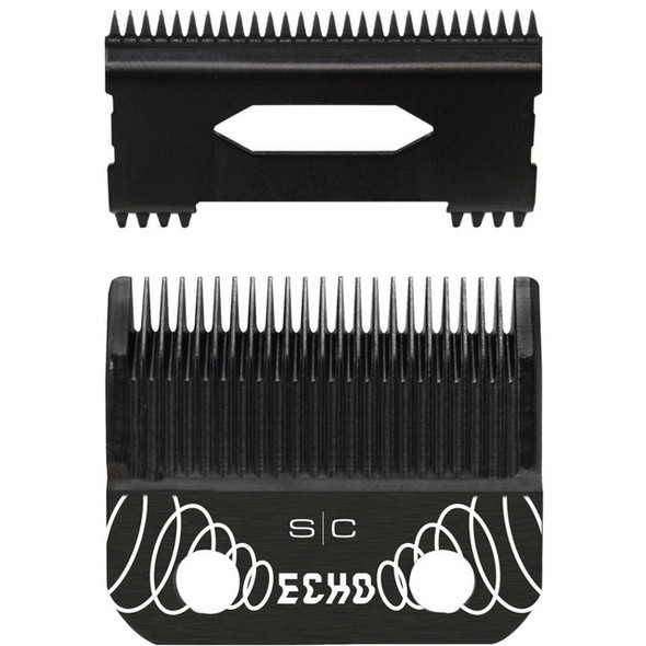 Stylecraft Replacement Echo Fixed DLC Hair Clipper Blade with DLC Deep Tooth Cutter Set SC545BL

