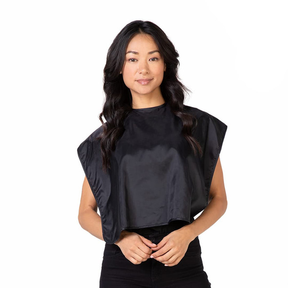 Betty Dain Black Nylon Shortie Cape (BD-299BLK)