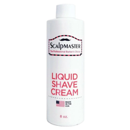 Scalpmaster Liquid Shave Cream 8oz (LATHER-C)