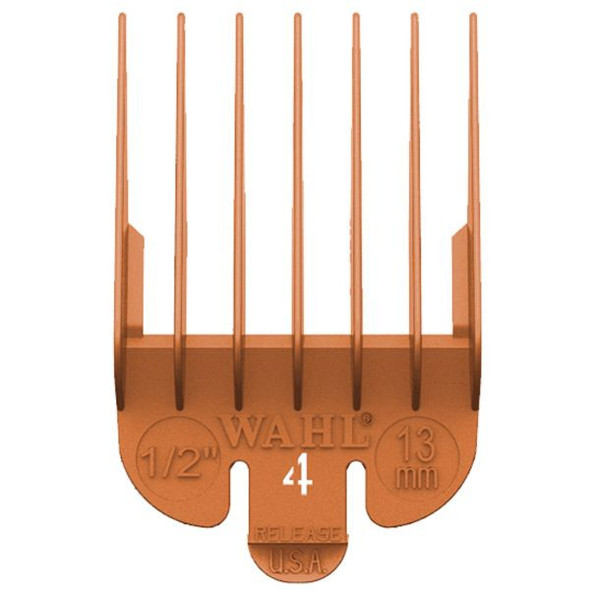 Wahl Color-Coded Clipper Guide #4 Orange (WAH-3144-1003)