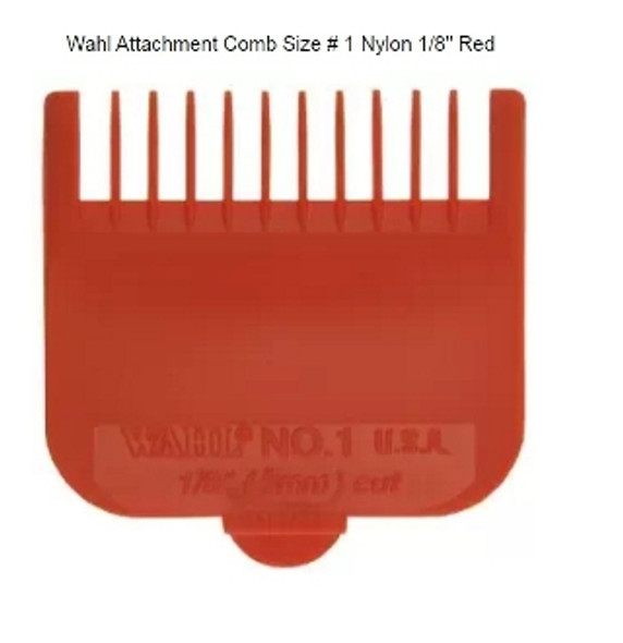 Wahl #1 Red Guide (1/8″)