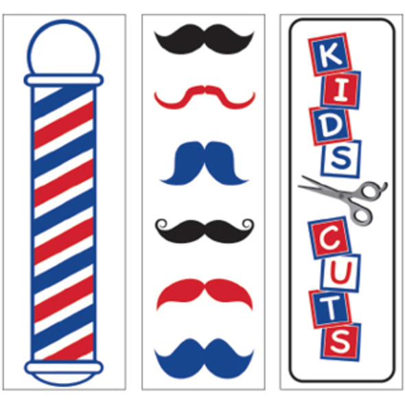 Barber Shp Decals 3pk by Scalpmaster