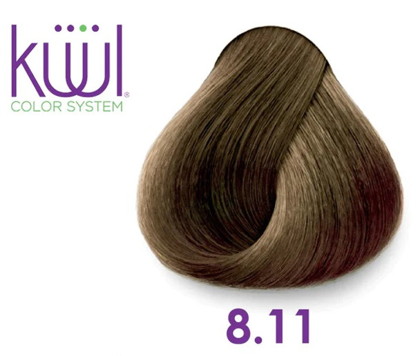 Kuul Creme  Color Light Ash Blonde  8.11