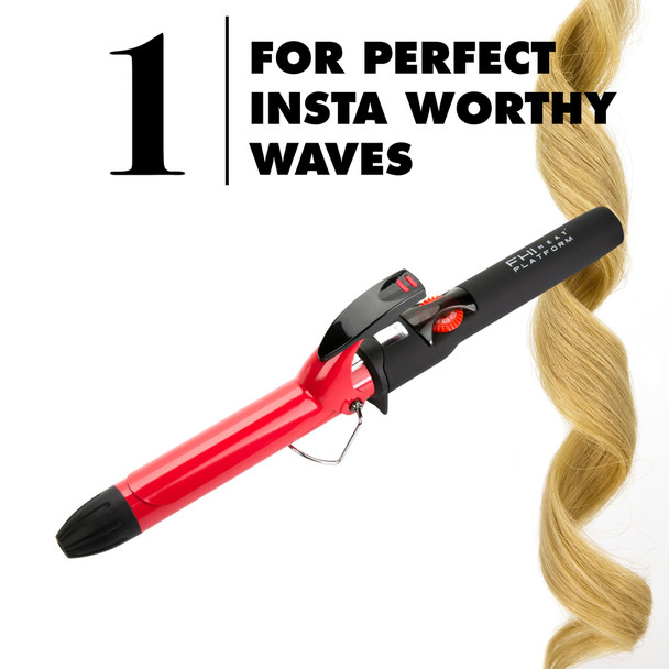 FHI HEAT Platform Tourmaline Ceramic Professional Curling Iron 1"