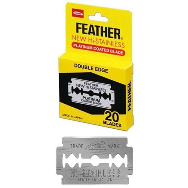 Feather Double Edge Razor Blades 20CT