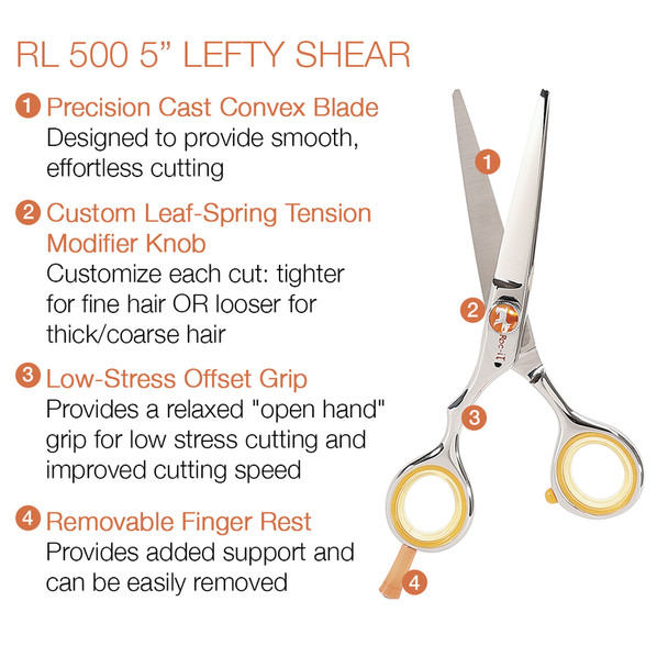 Centrix Roc-It Dog RL 575 5.75" Lefty Shear