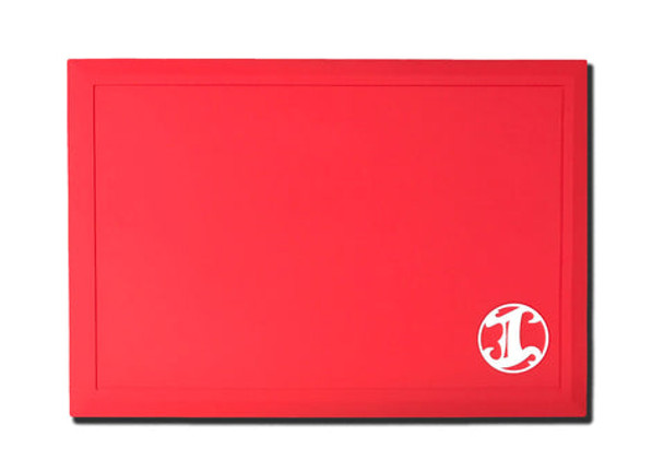 Irving Barber Company Work Station Mat Red