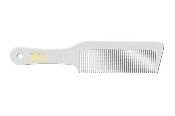 MD "Centurion" Flat Top Comb White 