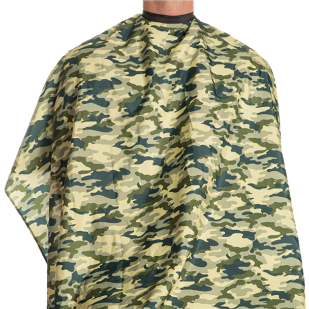 Forest Camo Hair Styling Cape