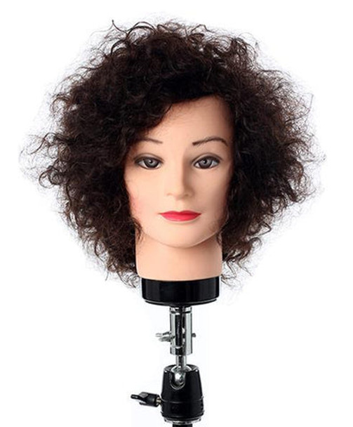 Hair Mannequin Tanya 100% Human Curly Hair