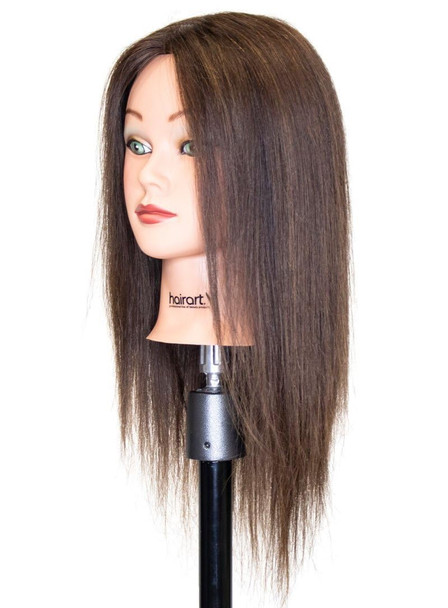 Mannequin "Chantal" - 100% European Hair Dark Brown 