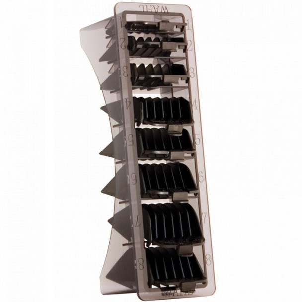  Wahl 8 Pack Cutting Guides with Organizer - Black