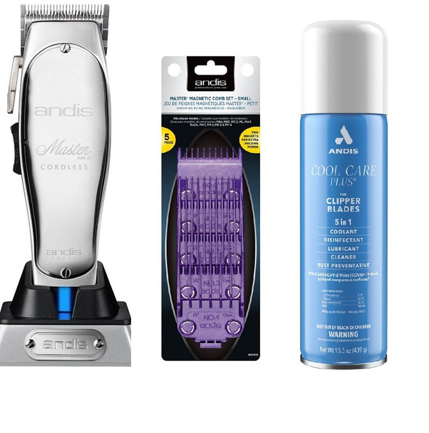 Andis Master Cordless Clipper Set (AND-MCBK)
