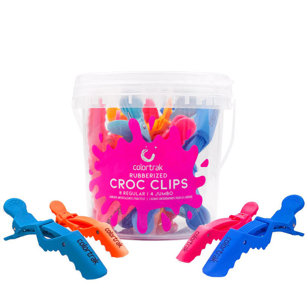 Colortrak Croc Hair Sectioning Clips Bucket 