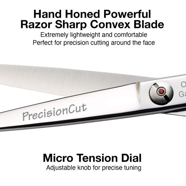 Olivia Garden PrecisionCut 5.75'' Shears and The Edge Razor Set