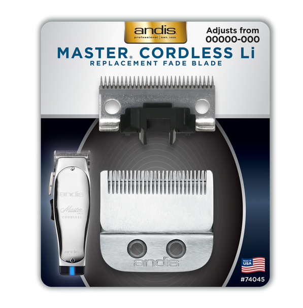 Andis Master Cordless Li Carbon Steel Replacement Fade Blade

