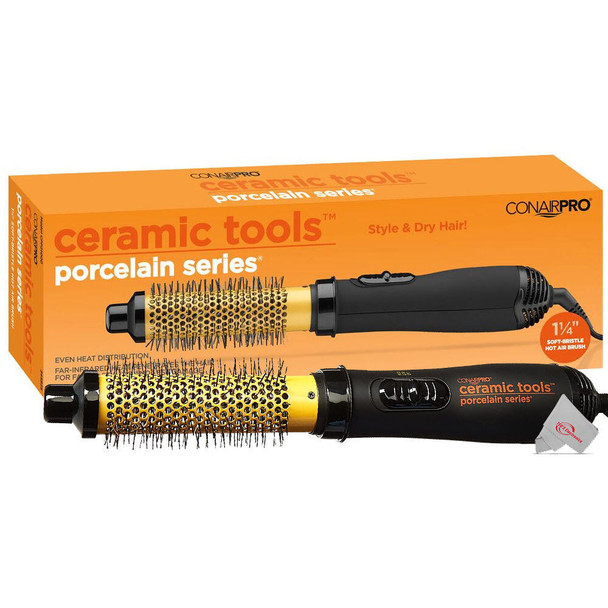Conair Pro Ceramic Tools Hot Air Brush 1 1/4"