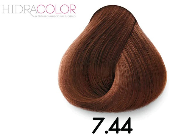 Hidracolor Creme Color 7.44 Bright Copper Blonde