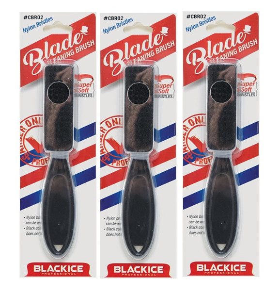 Black Ice Professional Blade Cleaning Brush 3Pack