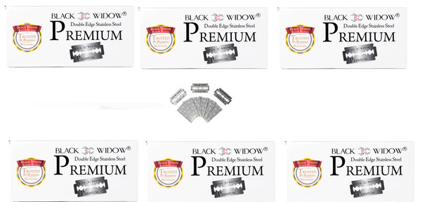 Premium Double Edge Razor Blades 6 Packs -(100CT)