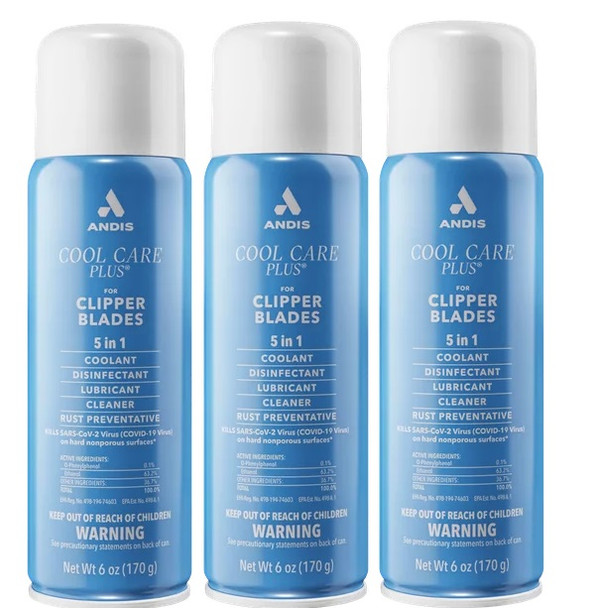 
Andis Cool Care Plus Clipper Blade Cleaner 6oz -3pk
