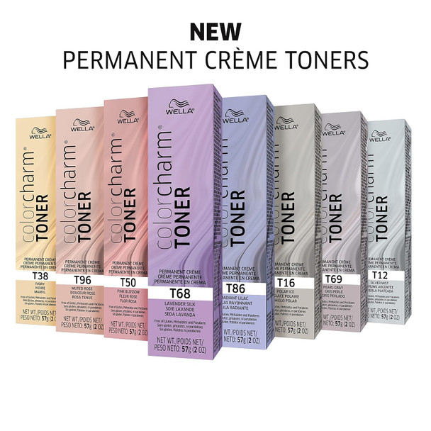  Wella Color Charm Permanent Creme Toner 2 oz